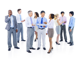 Obraz premium Group of Business People Discussion
