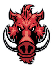 razorback head mascot