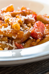 Tomato sauce pasta
