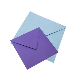 Purple and Blue Envelope
