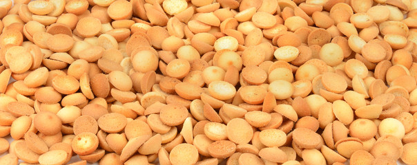 Background of delicious small cookies