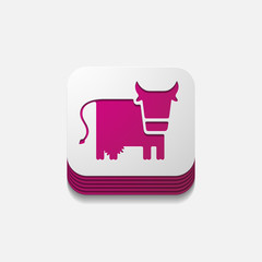 app concept: cow, agriculture