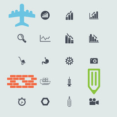 set of web icons