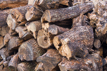 Pile of wood