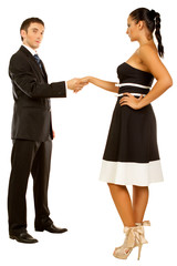 business partners shaking hands