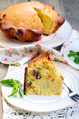 Raisin & dry apricot cake