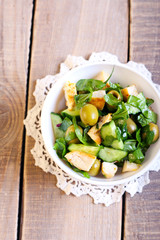 salad in a bowl