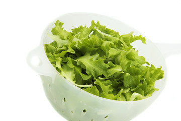 green salad leaves