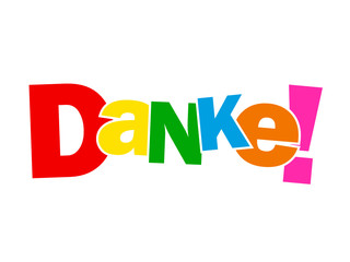"DANKE!" Karte (Vielen Dank Schön Sehr Dankbarkeit Dankeskarten)