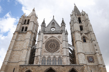 Fototapeta na wymiar Katedra Leon