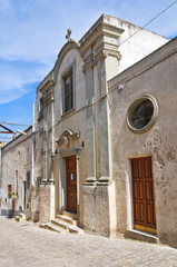 Fototapeta na wymiar Zabytkowy kościół. Ginosa. Apulia. Włochy.