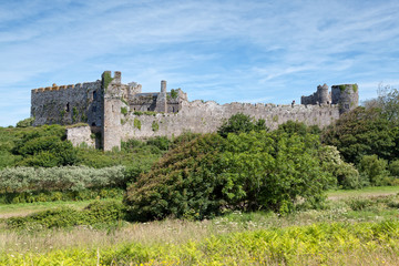 Manorbier castle, Wales