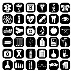 Medical icon set.