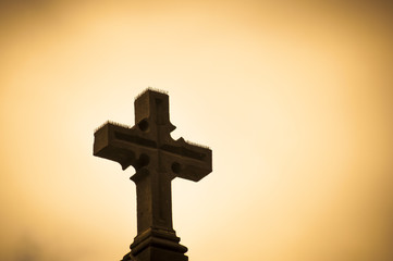 Christian cross signifying sacrifice