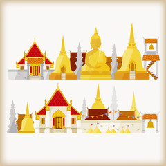 Obraz premium temple in thailand