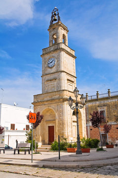 Clocktower. Ginosa. Puglia. Italy.