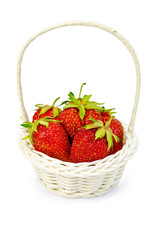 Strawberries in a basket