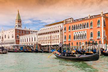 Naklejka premium Canal de San Marco à Venise