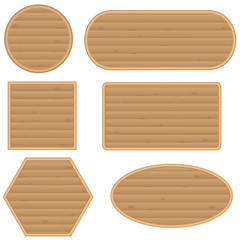 Wooden buttons