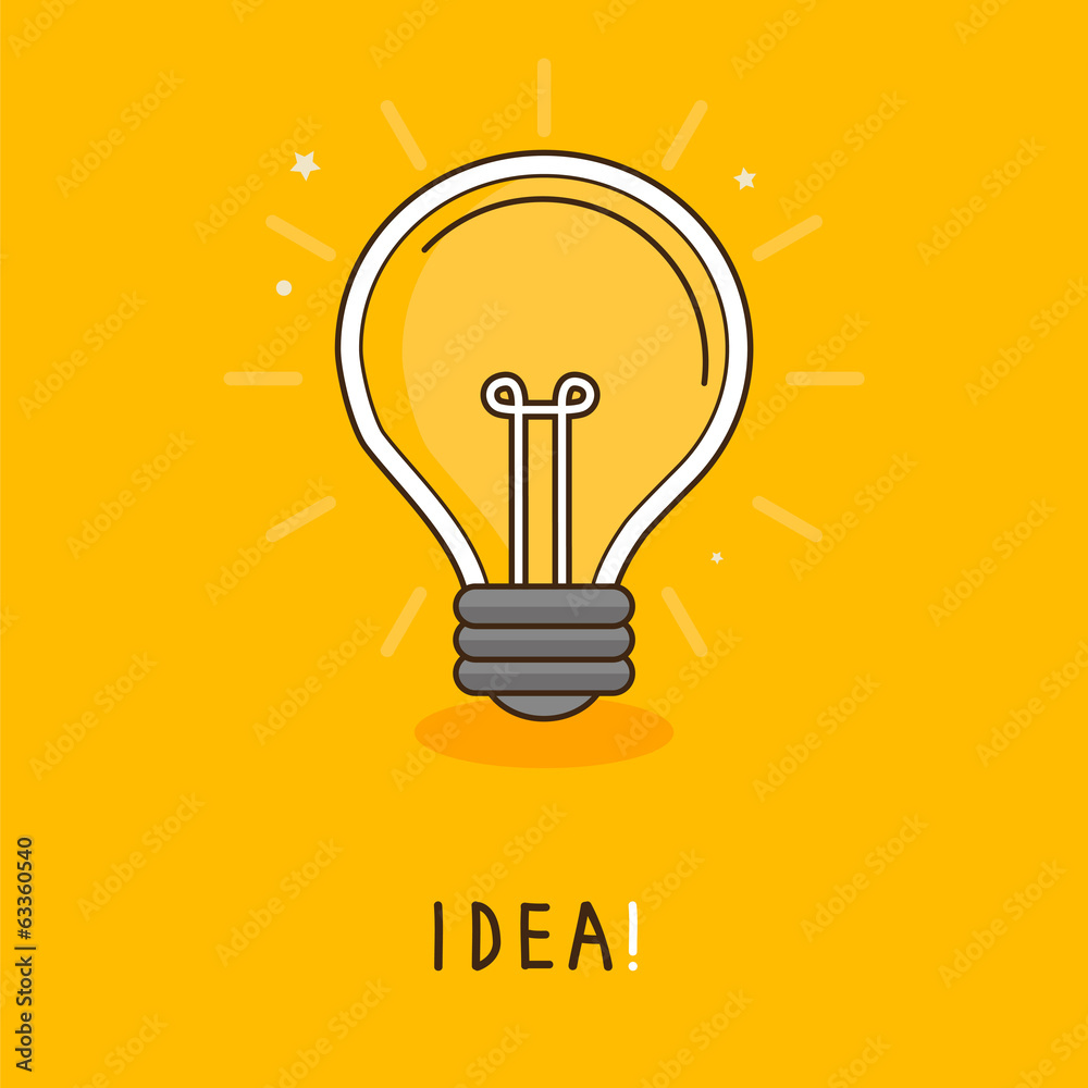 Poster vector idea concept -