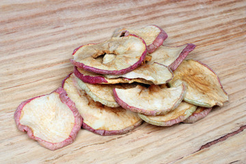 Dried apples chips