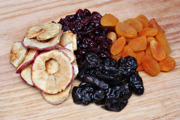 Healthy diet dried fruit