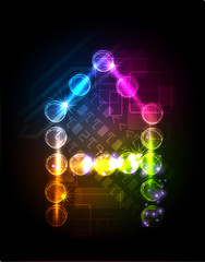 neon alphabet, part of collection