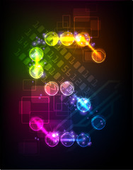 Neon alphabet, part of collection