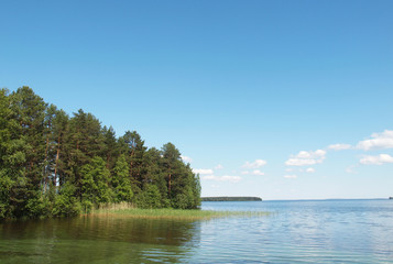 beautiful lake in Karelia