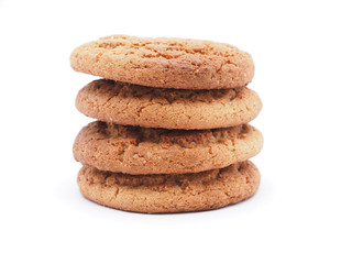 cookies on a white background