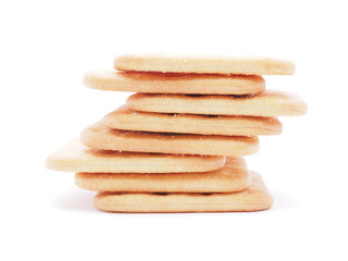 cookies on a white background