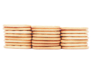 cookies on a white background