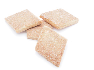 cookies on a white background
