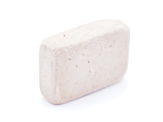 eraser on a white background