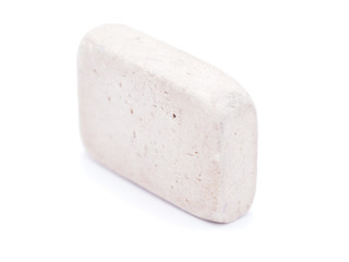 eraser on a white background