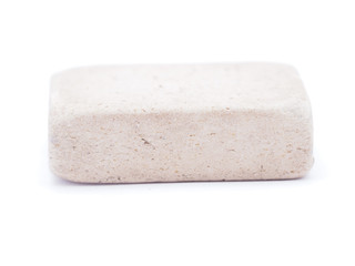 eraser on a white background