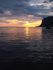 Fototapeta na wymiar Sunset on the Black Sea