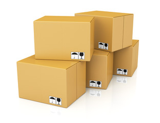 Cardboard boxes