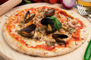 Pizza ai frutti di mare