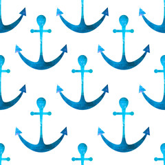anchor seamless background. Retro pattern of geometric shapes. C