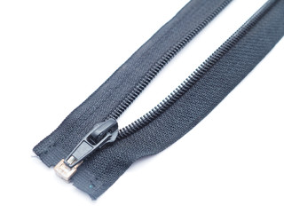 zipper on a white background