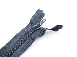 zipper on a white background