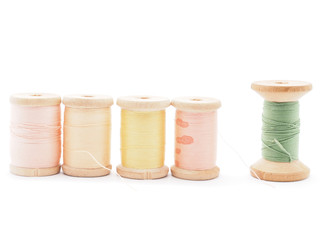 thread on white background