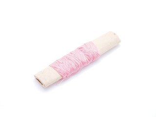 thread on white background