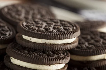  Unhealthy Chocolate Cookies with Cream Filling © Brent Hofacker