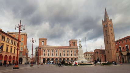 Obraz premium Saffi square in Forli