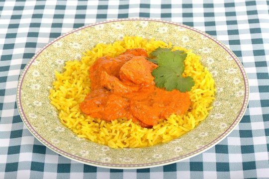 Chicken Tikka Masala with Pilau Rice