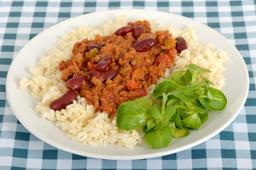 Chilli Con Carne with Rice