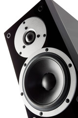 Black music loudspeaker