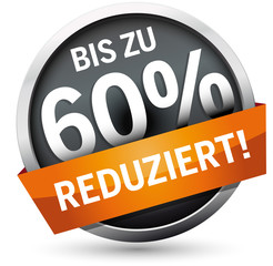 Button bis zu 60 Prozent reduziert